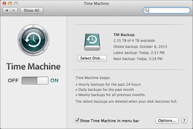 manually delete older time machine backups