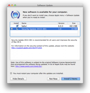apple security update