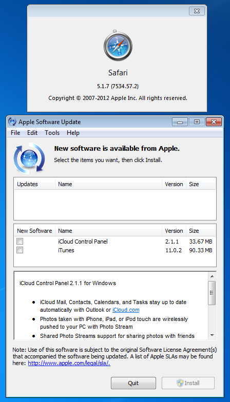 No Safari 5.1.8 for Windows
