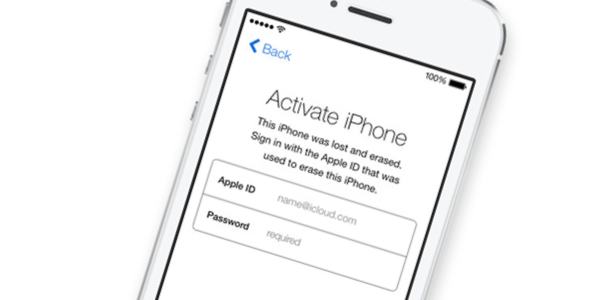Activation lock on iPhone