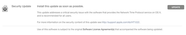 Manual OS X update