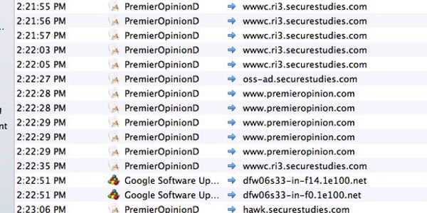 Communicating with the PremierOpinion server