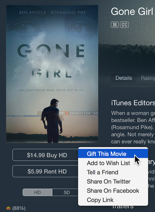 iTunes Store gift