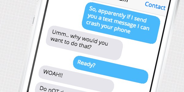 Watch out! This boobytrapped text message will turn off your iPhone
