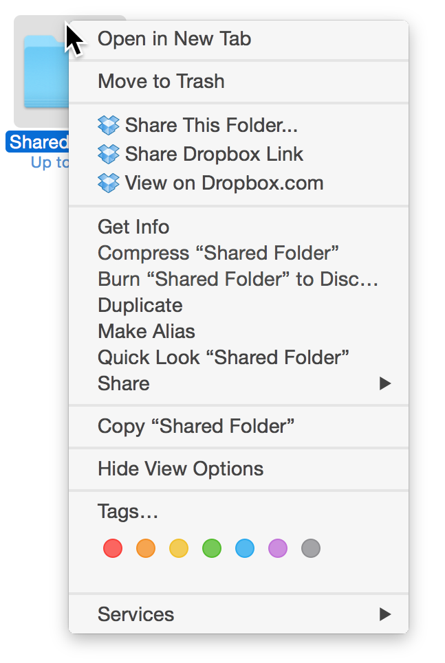 how do i open dropbox on mac