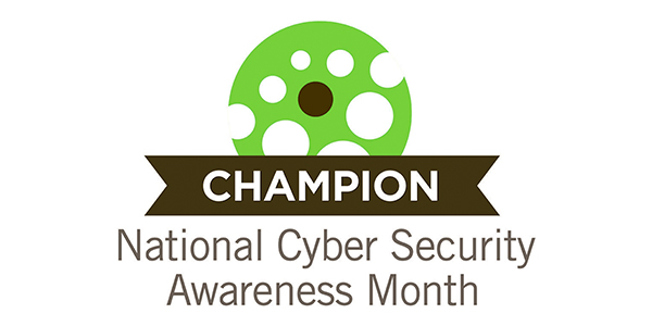 National Cyber Security Awareness Month 2015 Champion logo