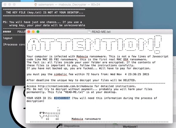 Mabouia proof of concept ransomware