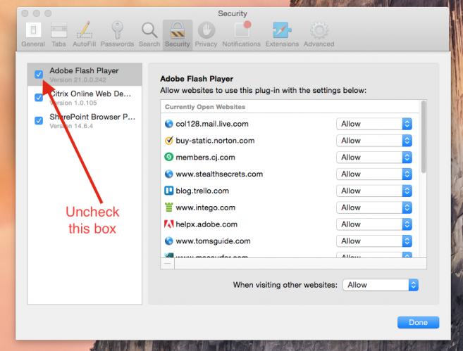 stop adobe updater mac