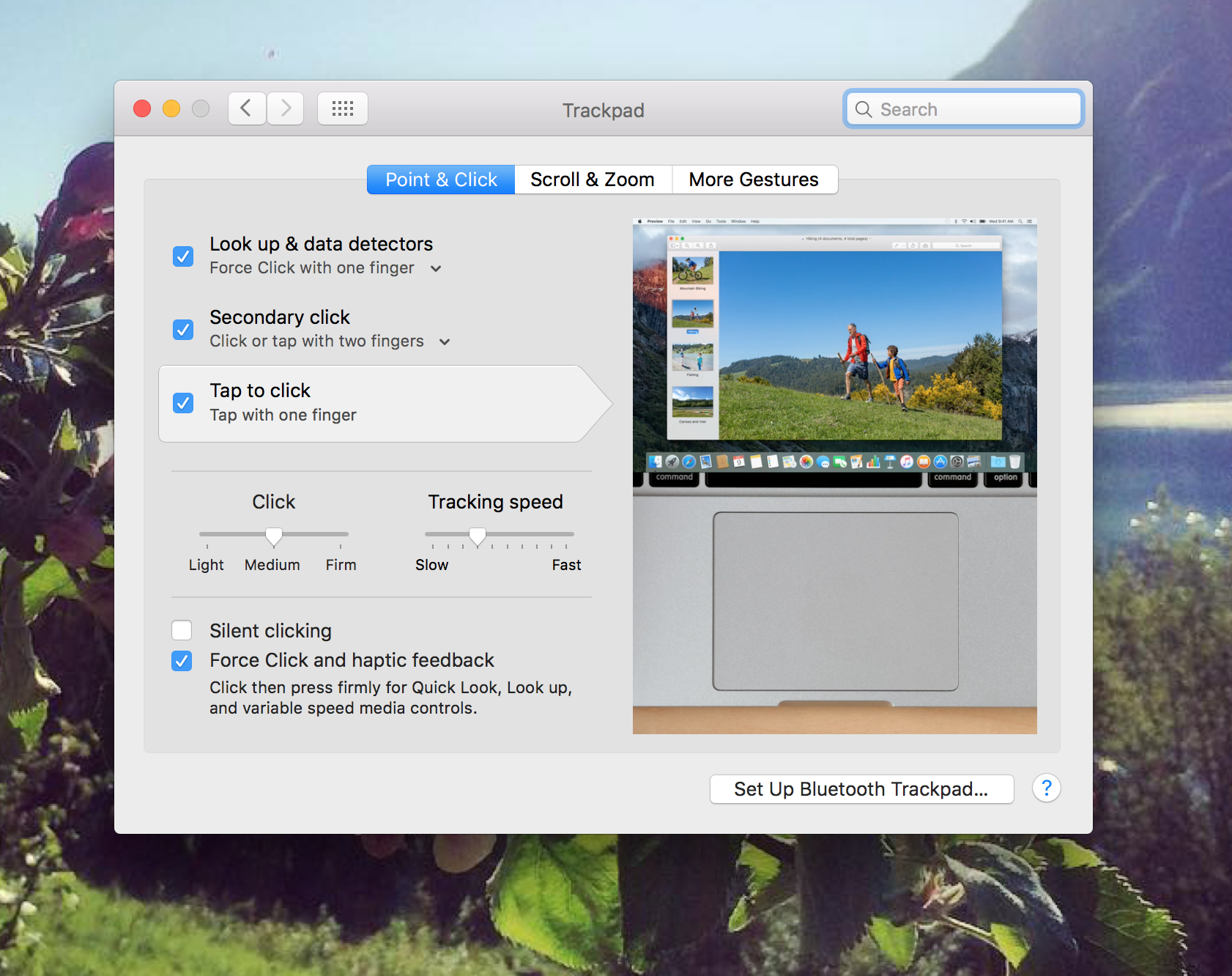 How to use Trackpad and Mouse Gestures