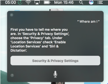 Siri on Mac