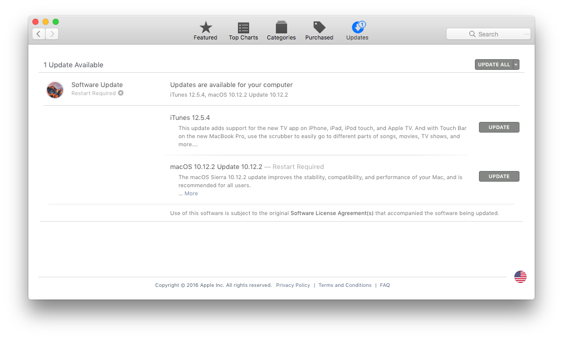 Install macOS updates