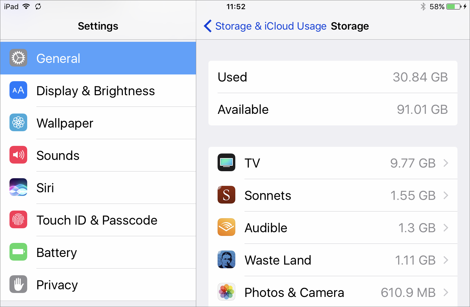 iOS Storage & iCloud Usage