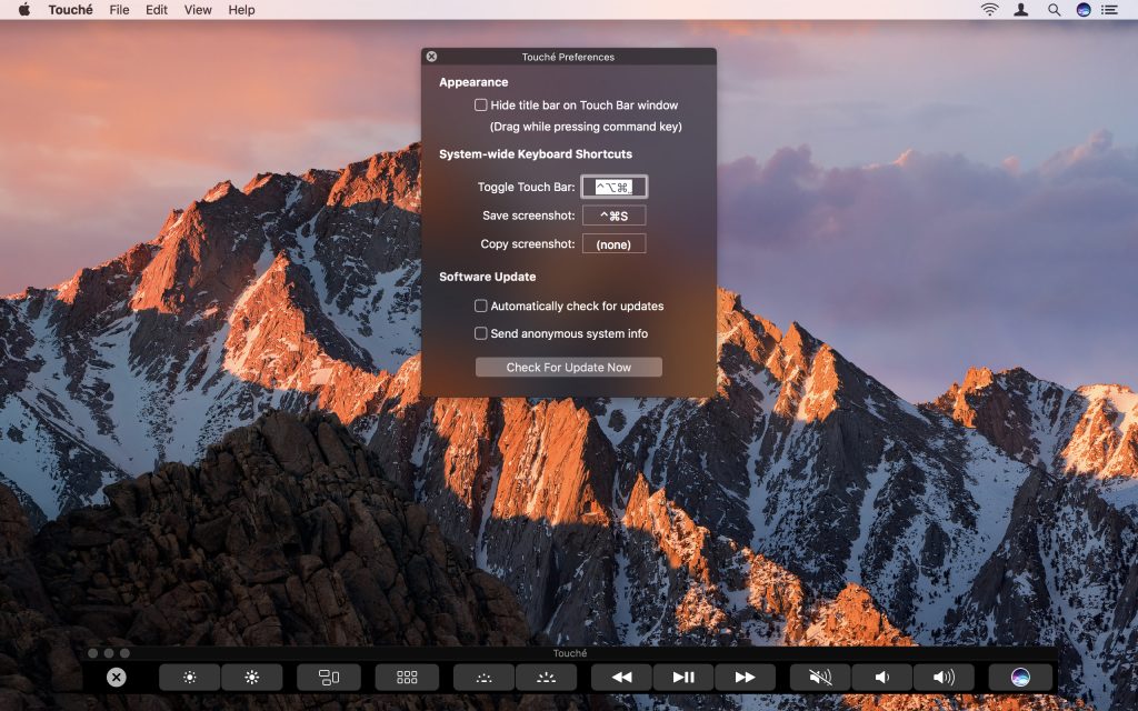Get the Touch Bar on Mac