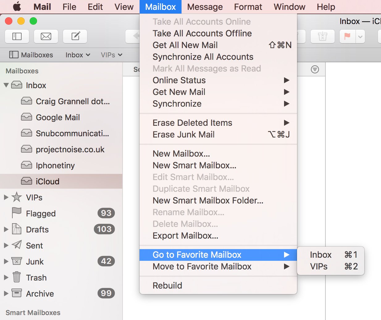 how to create a folder on mac email