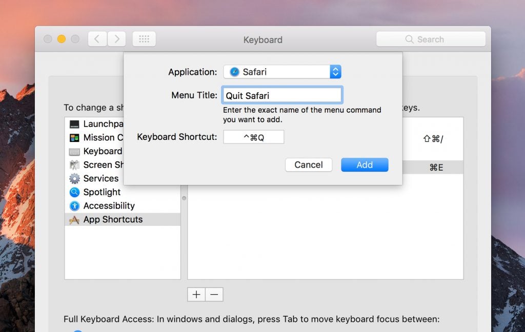 Shortcut To Close Mac App