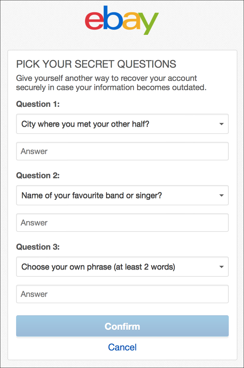 How To Choose And Answer Security Questions The Mac Security Blog