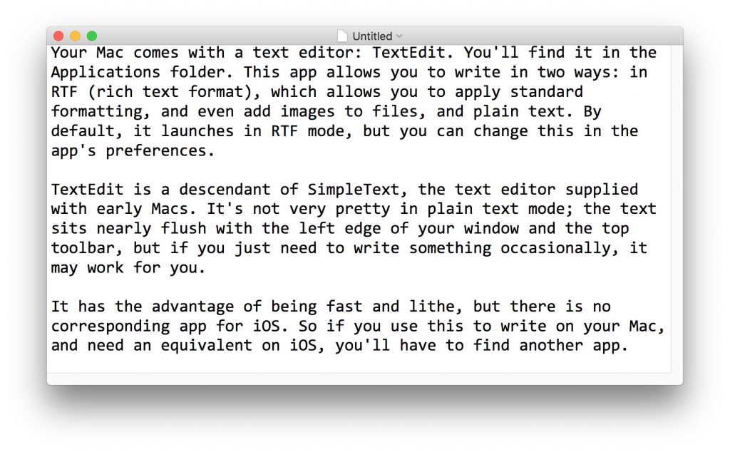 Type Different Text Editors for the Mac The Mac Security Blog