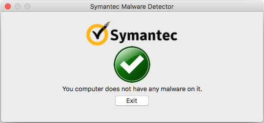 Symantec Malware Detector