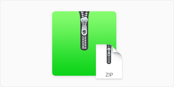 mac zip file command