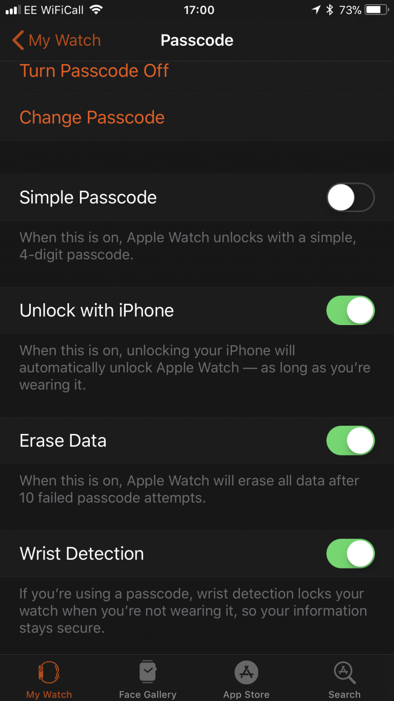 apple watch security camera
