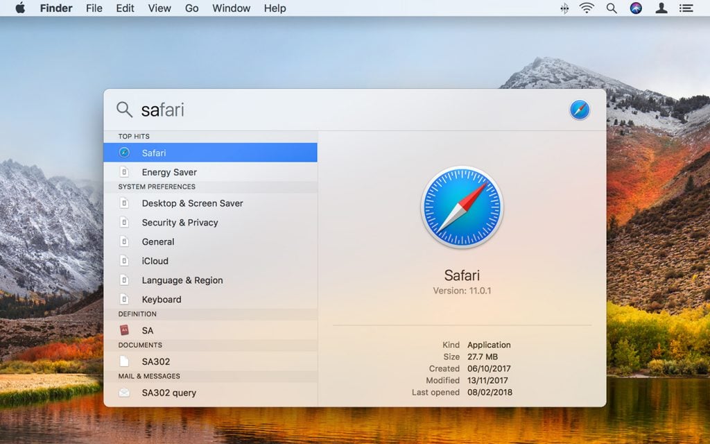 How to launch apps with Spotlight