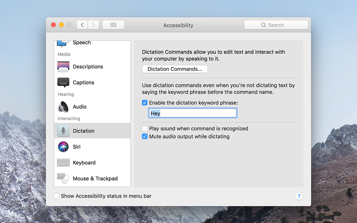 apple dictation commands wont add apple dictation commands wont add
