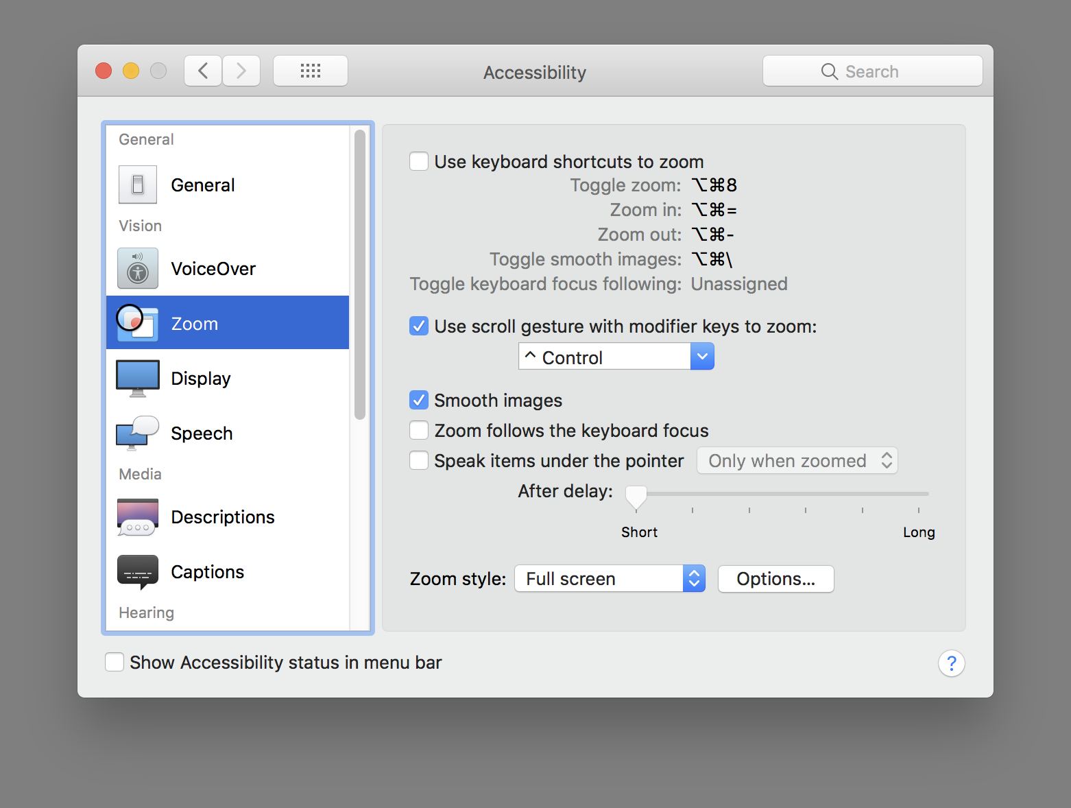 Mac Accessibility