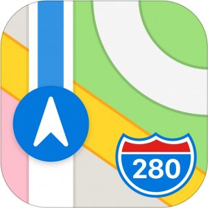 Apple Maps icon in iOS 12