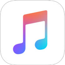 Apple Music icon iOS 12 with border