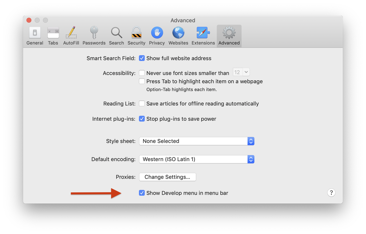 reset safari settings on mac