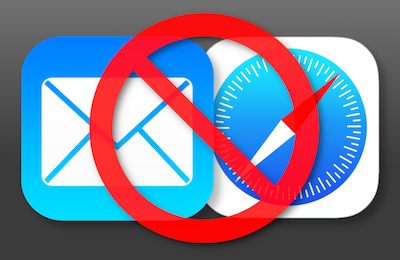 How to change default iOS email and browser apps