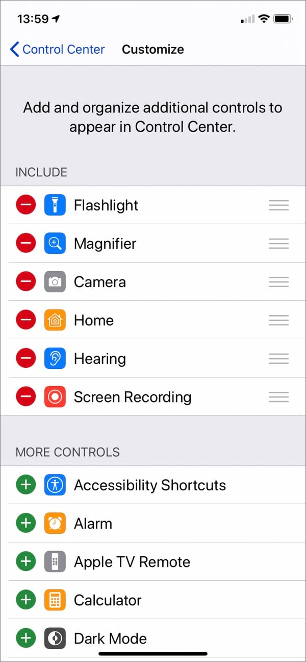 Enable & Disable Night Shift Quickly from Control Center on iPhone & iPad