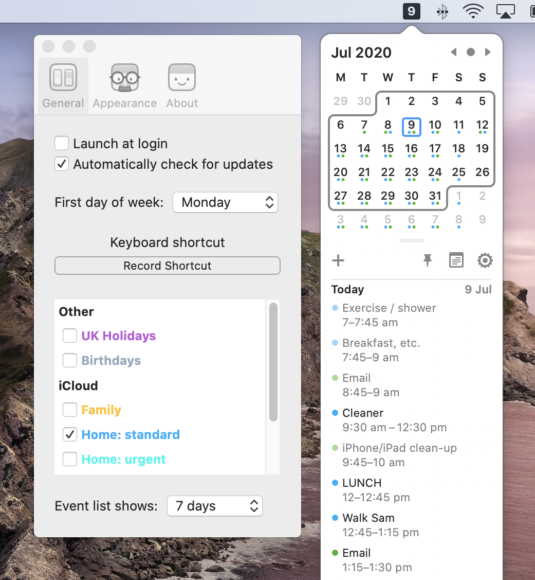 notes app for mac in menu bar