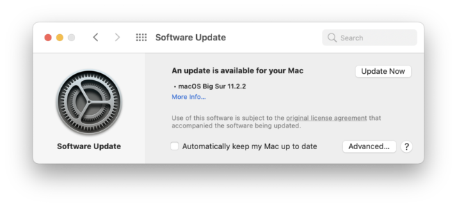 ios for mac update