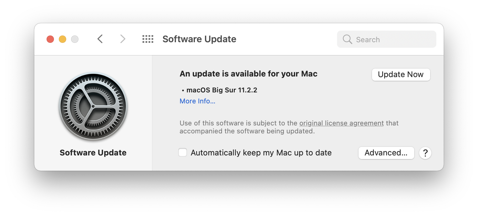 how to update my mac book