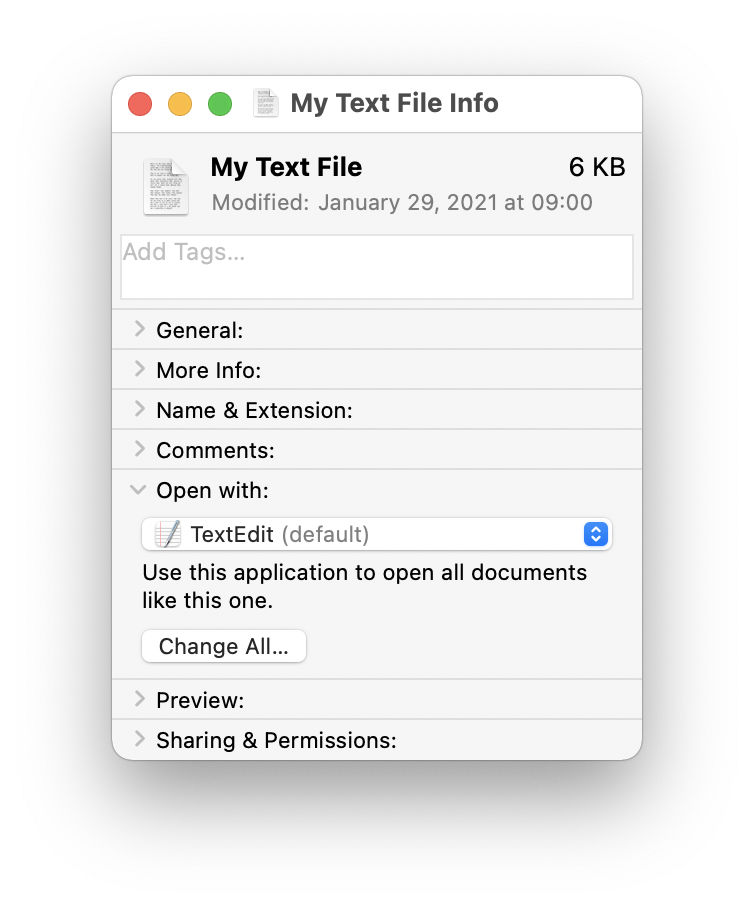 mac os set application for file type