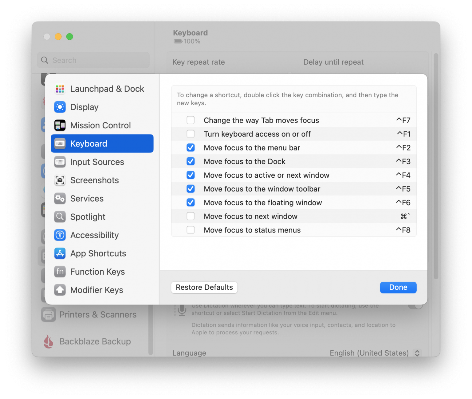Navigate the Menu Bar, Dock, and More, Using Your Mac’s Keyboard The
