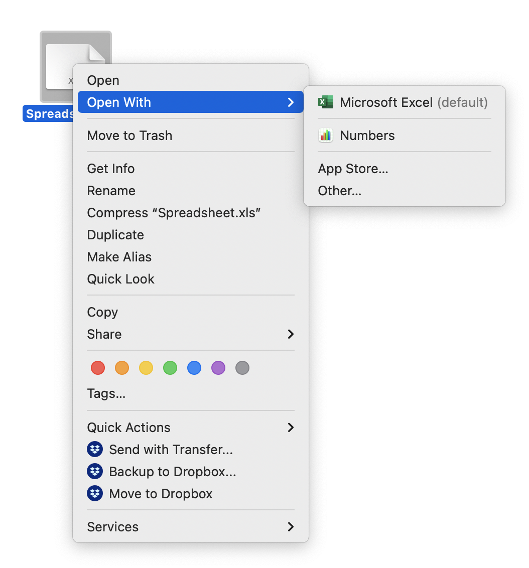 how to open excel on mac