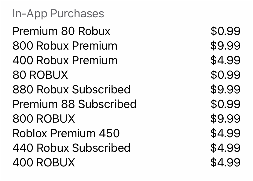 A Parent S Guide To In App Purchases On Ios Ipados And Macos The Mac Security Blog - is roblox getting deleted from the app store