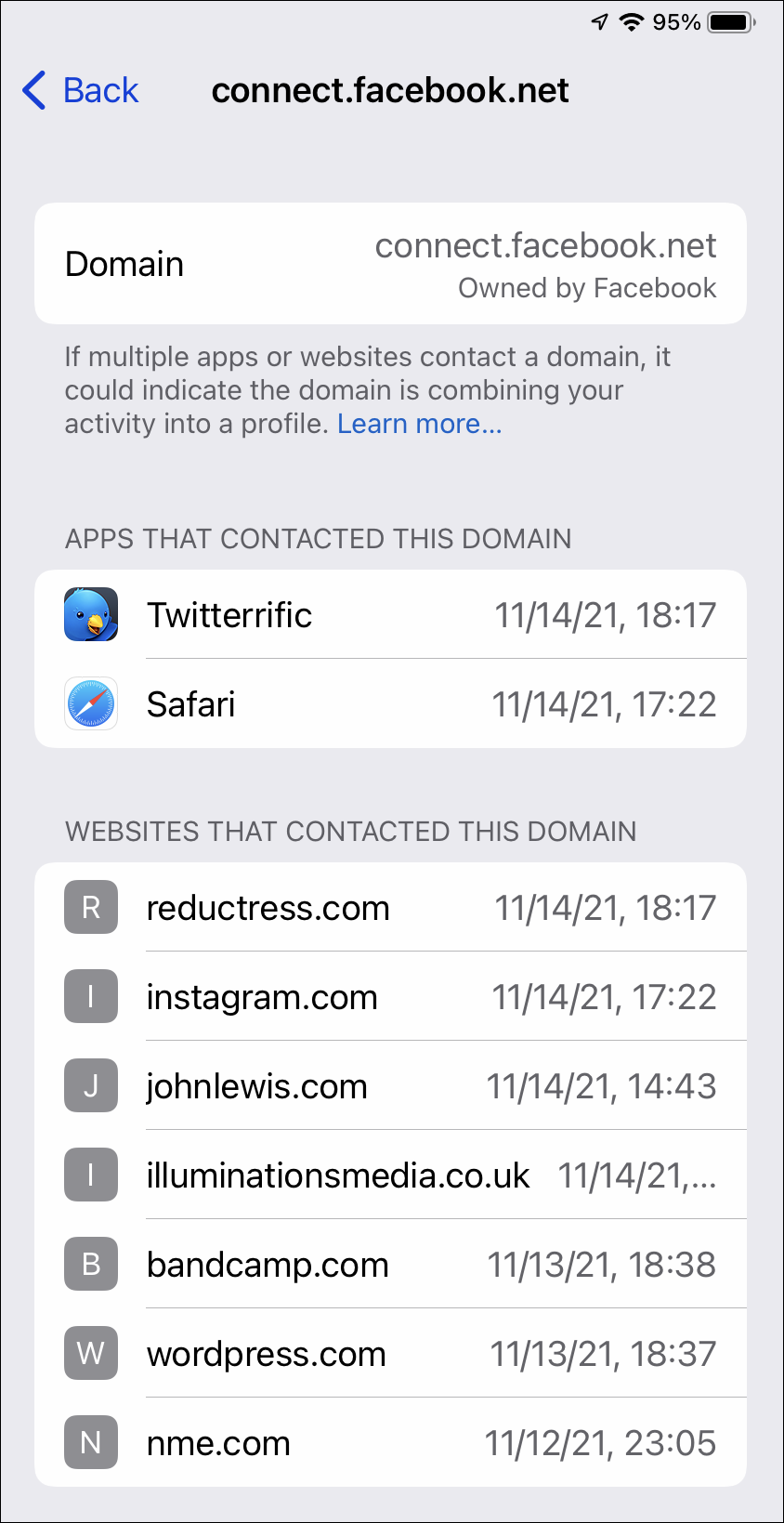 Privacy Report - General - Firecore