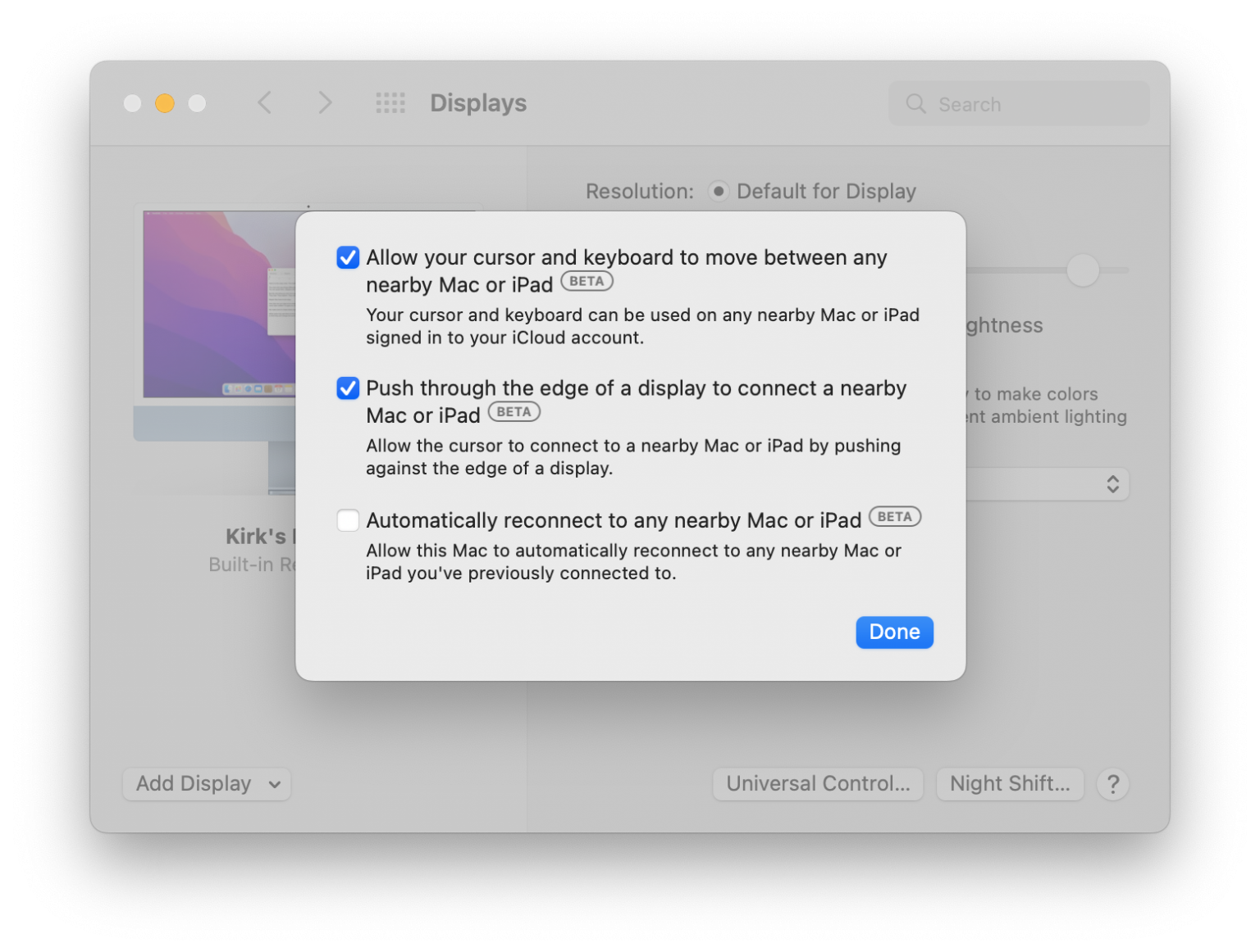 How to Set Up and Use Universal Control with macOS Monterey The Mac