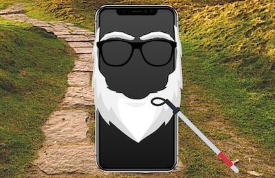 When should you retire your Apple iPhone? Is yours unsafe to use? Old phone with beard, cane, and glasses