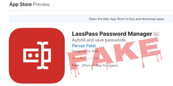 Apple distributed a fake LastPass Password Manager in the App Store - The  Mac Security Blog