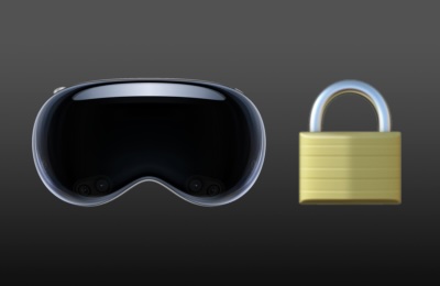 Apple Vision Pro security and privacy padlock