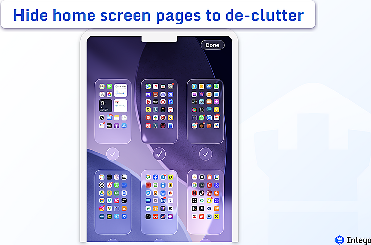 iOS Home Screen pages