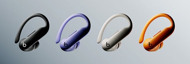Powerbeats Pro 2 wireless earbuds shown in multiple colors