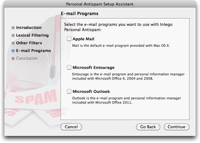 compare email programs with entourage